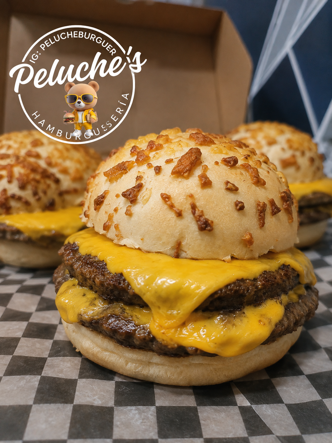 2 Hamburguesas Doble+Papas fritas