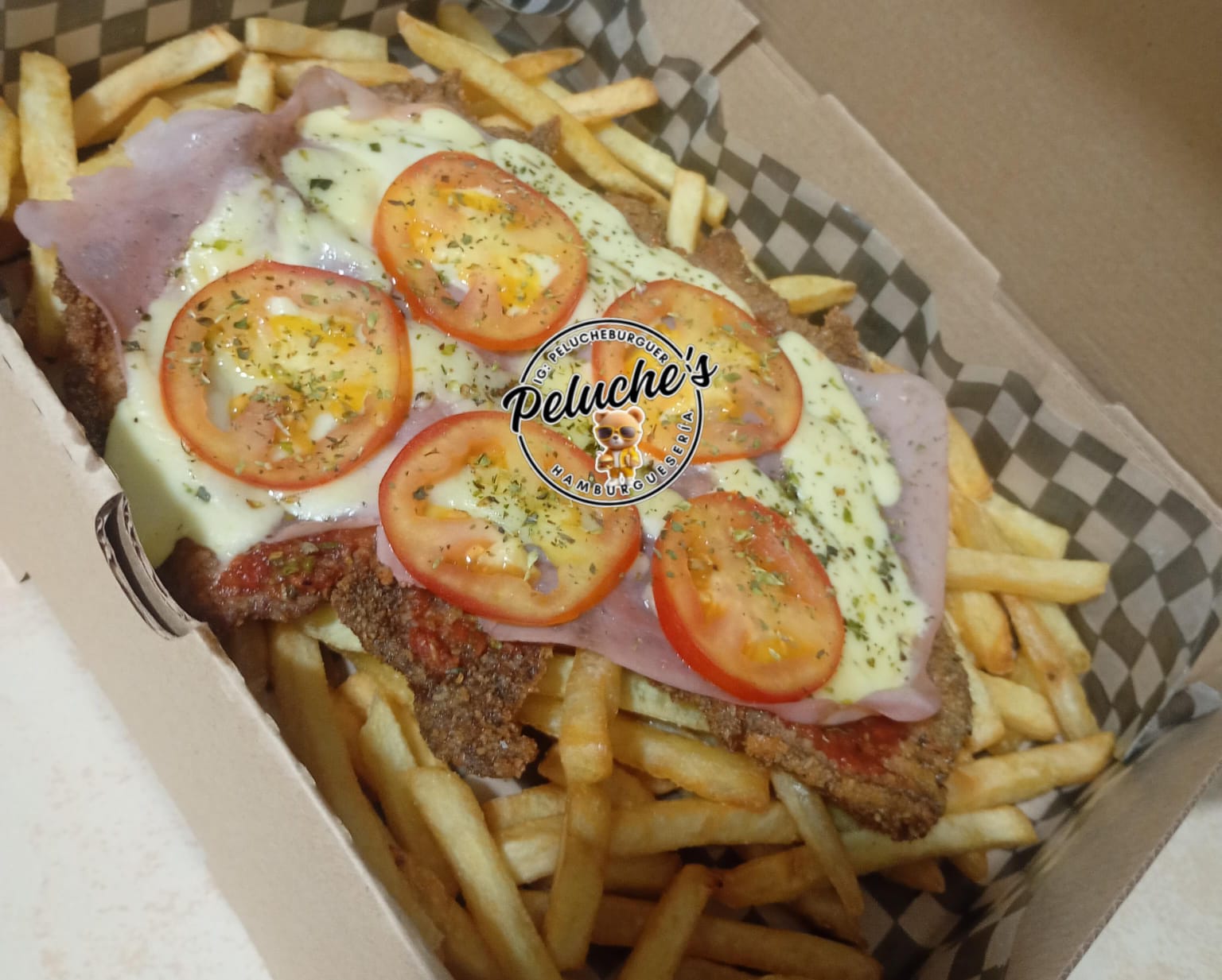 Milanesa para 1 Napolitana+papas fritas